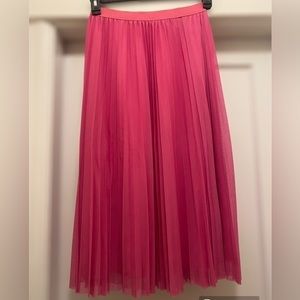 Sincerely Jules Maxi Fuscia Plated Skirt